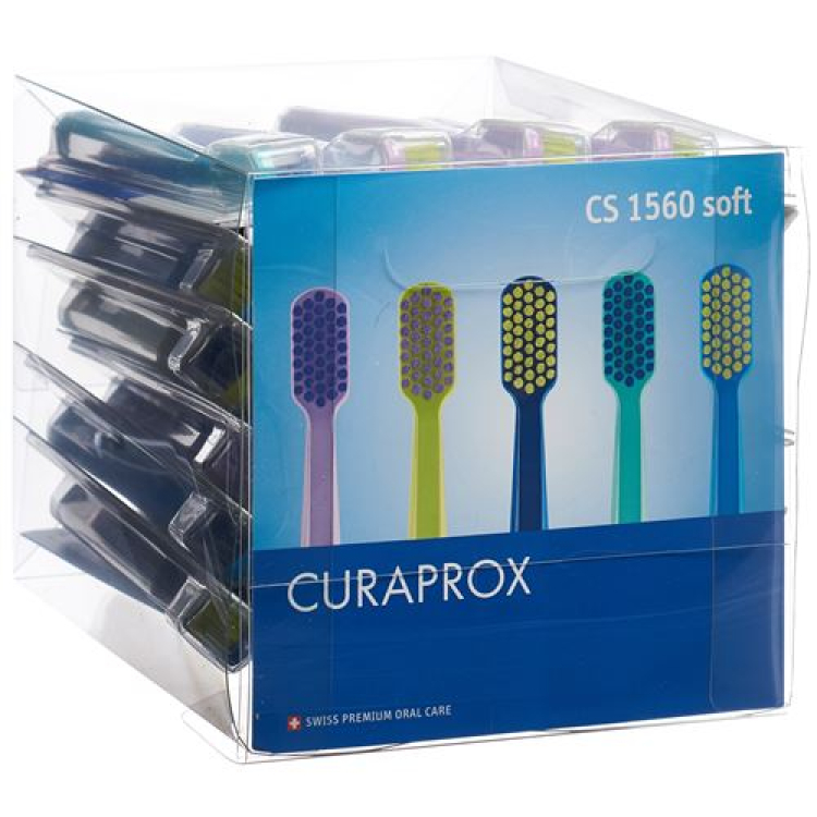 Curaprox CS 1560 kotak blister lembut 36 buah