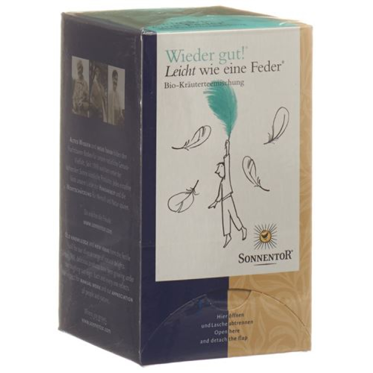 SONNENTOR Light as a feather tea 18 Btl