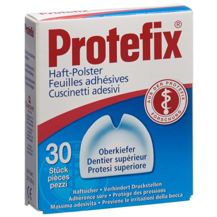 Protefix Üst Çənə Yapışqan Pad 30 ədəd