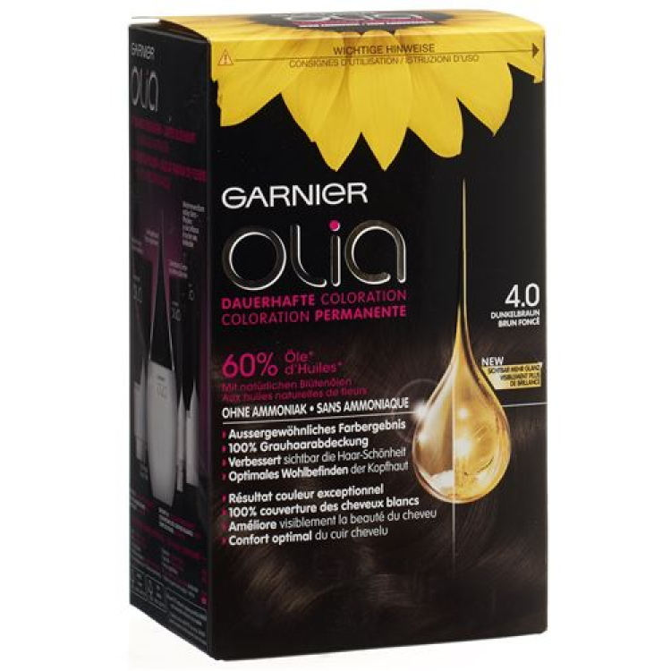 OLIA Hair Color 4.0 Dark Brown