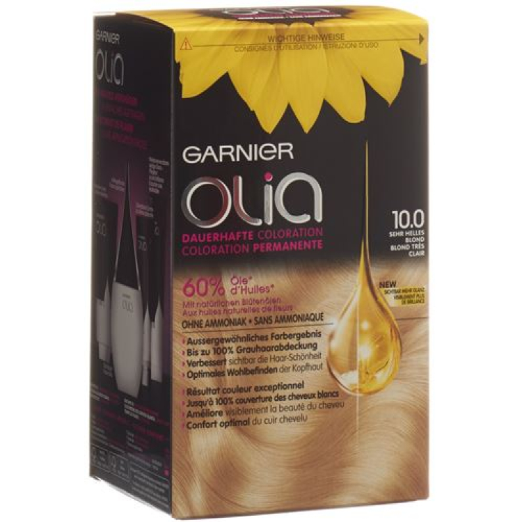 OLIA Haarfarbe 10.0 sehr helles Blond