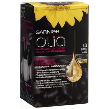 OLIA Hair Color 1.0 Intensive Black