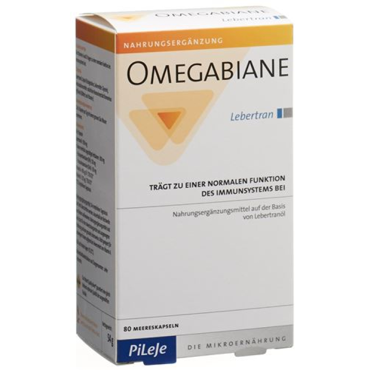 Omegabiane 대구 간유 캡슐 80 pcs