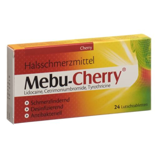 Mebu-cherry lozenges 24 pcs