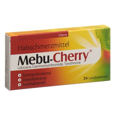 Mebu-cherry lozenges 24 יח'