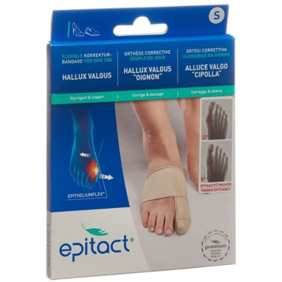 תיקון תחבושת גמישה epitact hallux valgus tag s 20-21.5 ס"מ