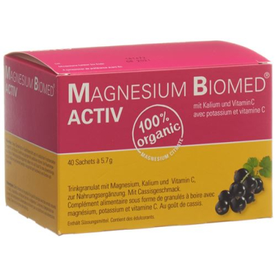 Magnesium Biomed Activ granules bag 40 vnt