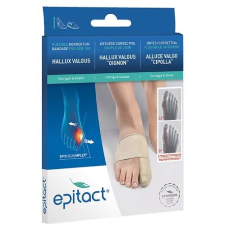Epitact flexibele bandage correctie hallux valgus TAG L 23-24.5cm
