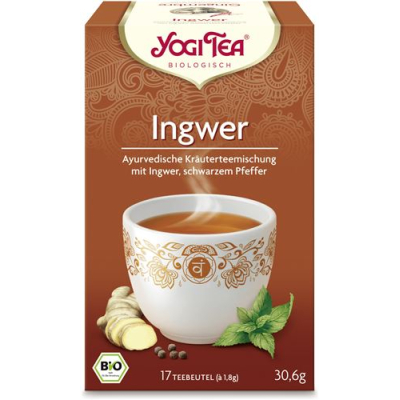 Yogi-te ingefærte 17 bag 1,8 g