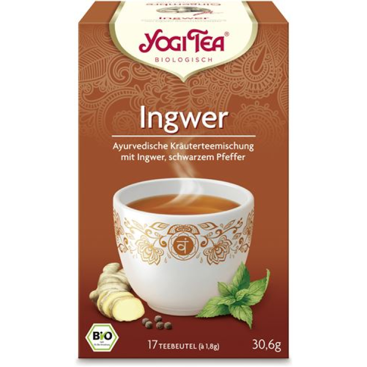 Yogi Tea Zázvorový čaj 17 Btl 1,8 g