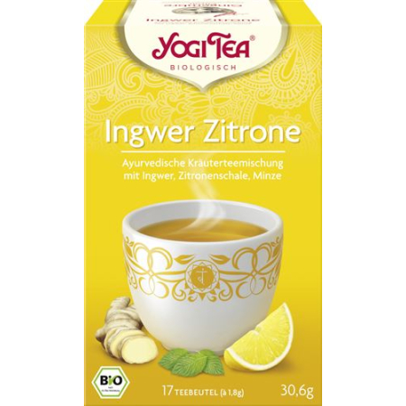 Yogi Tea Чай с имбирем и лимоном 17 шт. 1,8 г