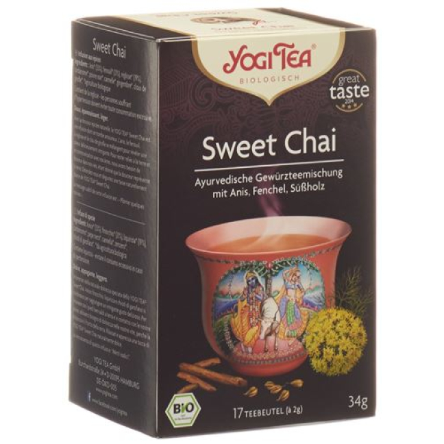Yogi Tea Sweet Chai 17 Btl 2 g