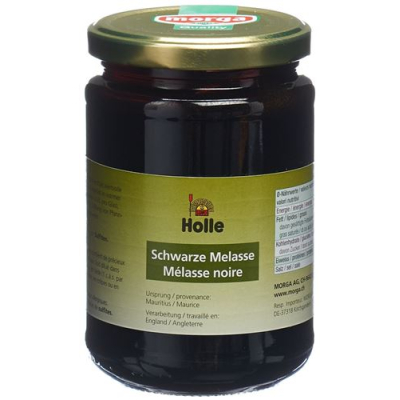 Morga Schwarze Melasse flüssig Glas 450 g