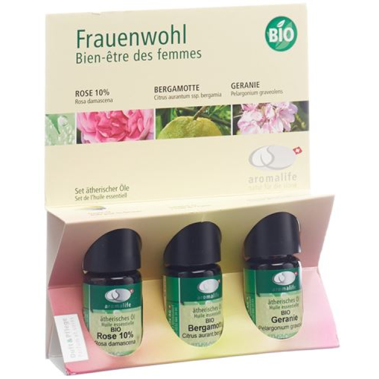 Aromalife TOP Set Vrouw Welzijn 3 x 5 ml