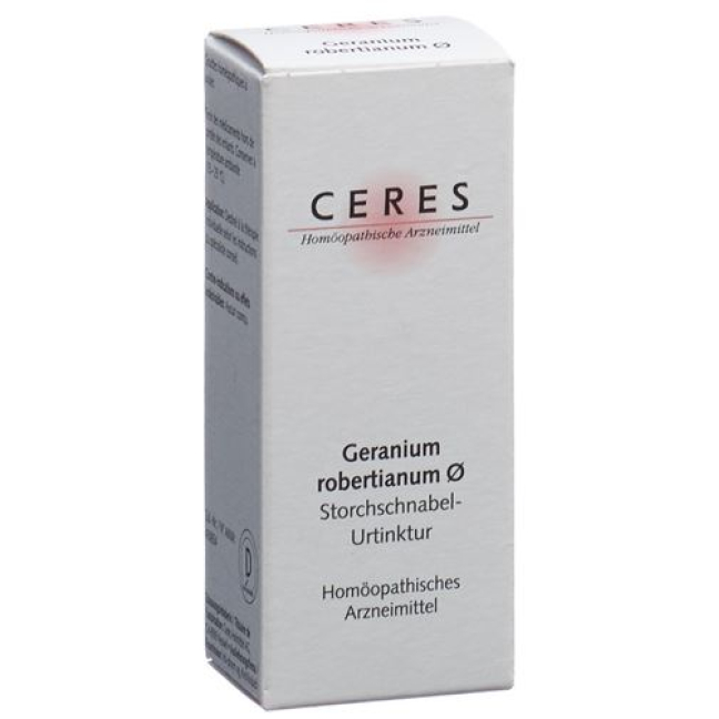 Ceres Geranium Robertianum Mother Tint Bottle 20ml