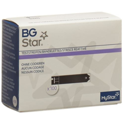 BGStar / iBGStar MyStar רצועות בדיקה נוספות 100 יח'