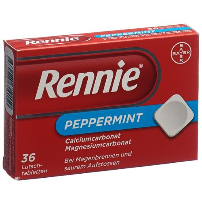 Rennie Peppermint pastilės 36 vnt