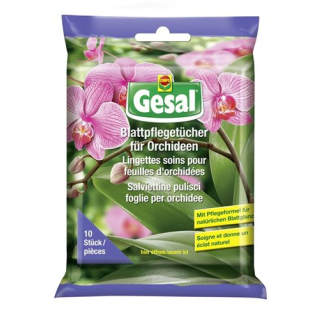 Салфетки для ухода за листьями Gesal для орхидей 10 шт.