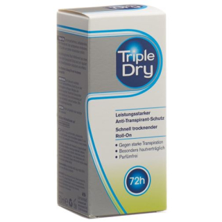 Triple dry antiperspirant roll-on 50 ml