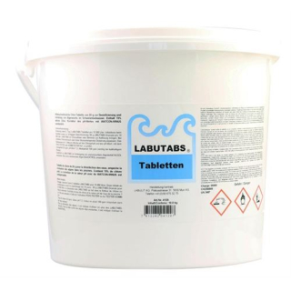 Labutabs pastilhas de cloro inorgânico 20g 500 unid.