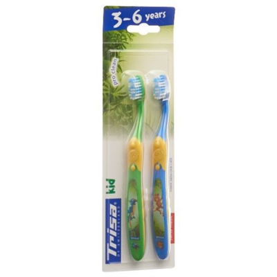 Trisa children's toothbrush kid duo 2 pcs