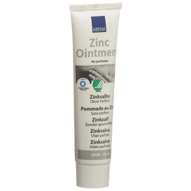 Unguento per la cura della pelle all'abena zinco senza profumo 15 ml