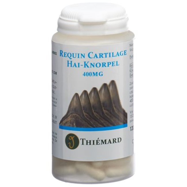 Cartilagem de tubarão Thiémard Kaps 400 mg 120 unid.