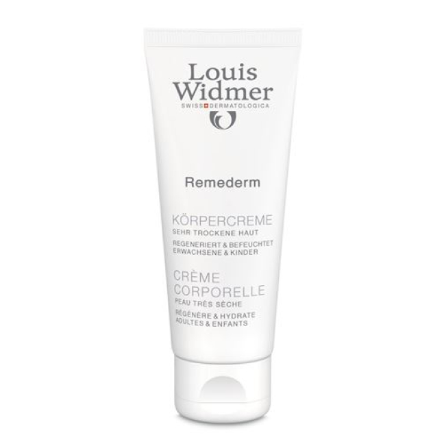 Louis Widmer Remederm Cream pour le Corps Non Parfumé 75 ml