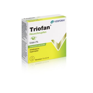 Triofan febre do feno Gd Opht monodose 15 x 0,5 ml