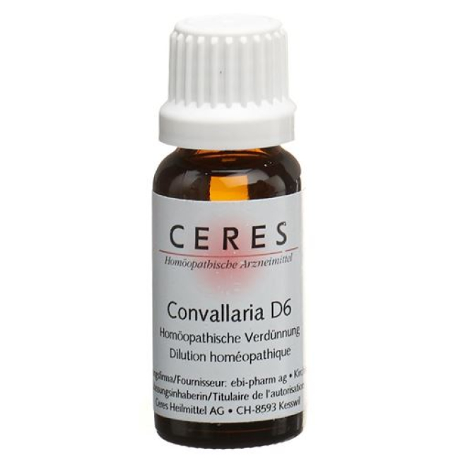 Ceres Convallaria D 6 Diluição Fl 20 ml