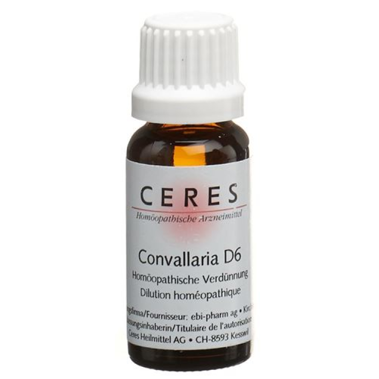 Ceres Convallaria D 6 Spädning Fl 20 ml