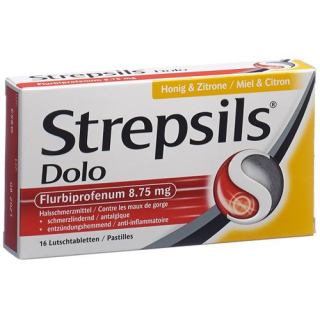 Strepsils Dolo pastilles 16 pièces