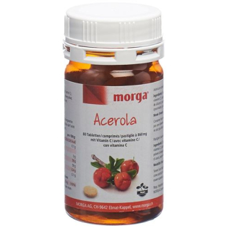 Morga Acerola tbl 80 mg Vitamina C 80 unid.