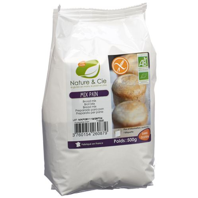 Nature & Cie Bread Mix χωρίς γλουτένη 500 γρ