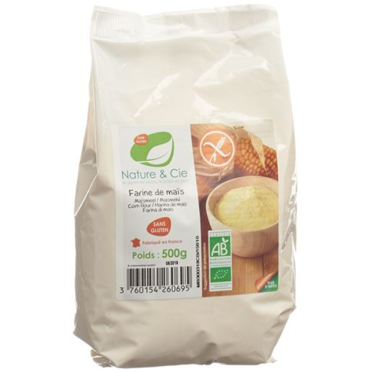 Nature & Cie harina de maíz sin gluten 500 g