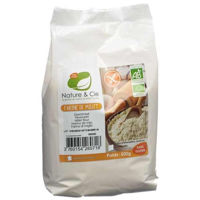 Nature & Cie millet flour gluten free 500 g