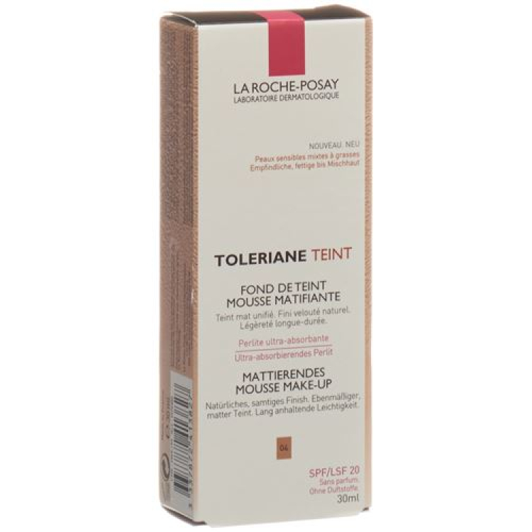 La Roche Posay Tolériane Teint Mousse 04 Tb 30ml