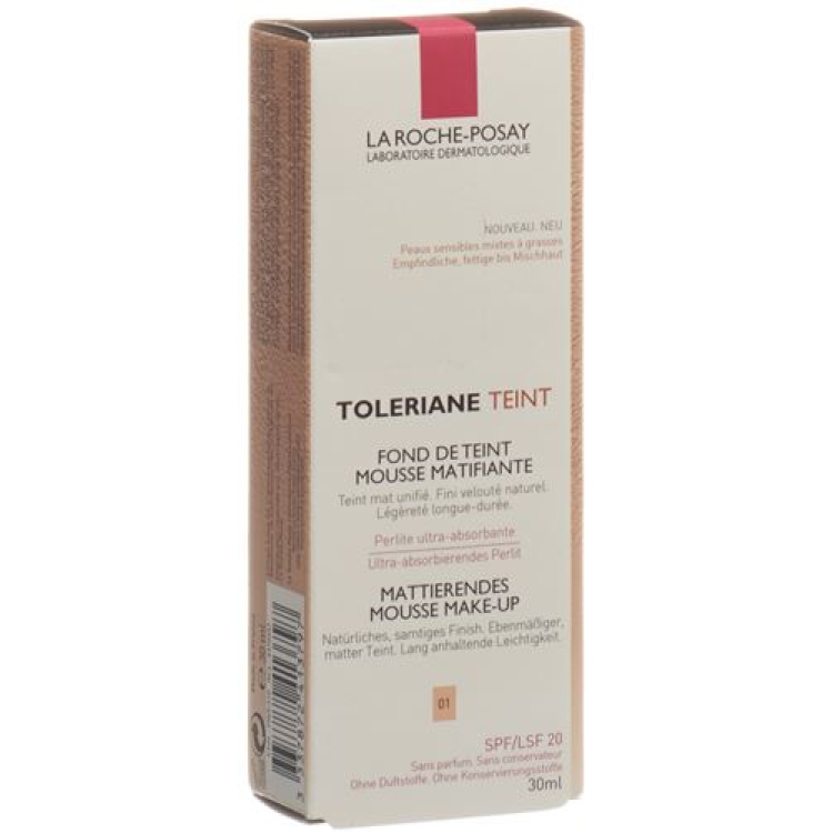 La Roche Posay Tolériane Teint Mousse 01 Tb 30 ml