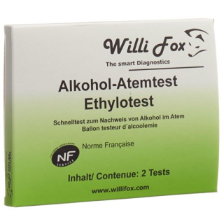 Willi Fox alkohol tester 2 ks