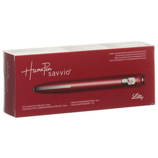 HumaPen Savvio Pen for insulin injections red