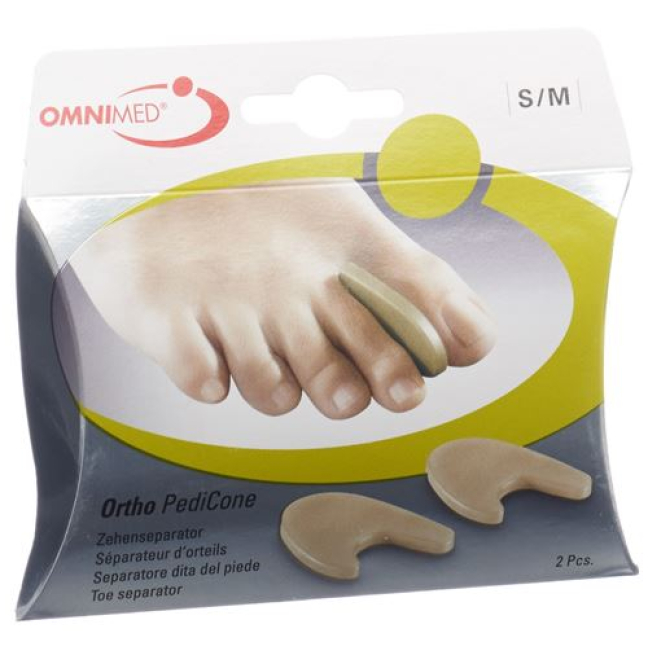 Separador de dedos Omnimed Ortho Pedicone S/M 2 uds