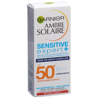 Ambre Solaire Face Cream Sensitive Expert+ SF50+ 50 ml