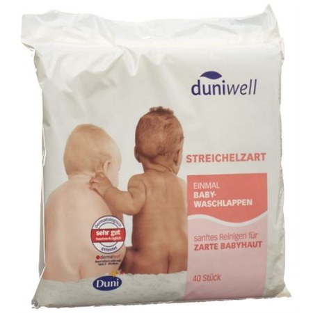 Duniwell baby washcloth 40 pcs