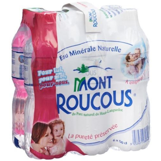 Mont Roucous минералды суы Pet 6 x 50 cl