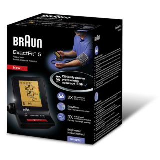 Braun ExactFit blood pressure monitor 5 BP 6200