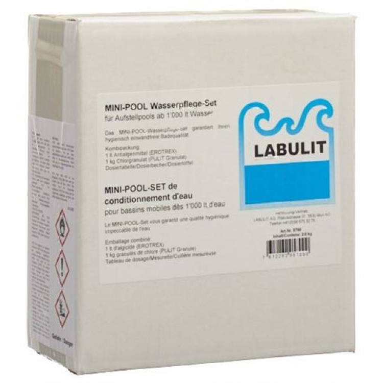 LABULIT Mini kit d'entretien de piscine avec Pulit G/Erotrex 2 kg