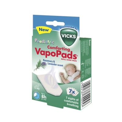 Vicks vapopads vbr 7 refill רוזמרין לבנדר ריח 7 יח'