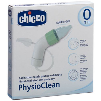 Chicco physio clean kit odstraňovač nosu schlei obsahuje 0m +