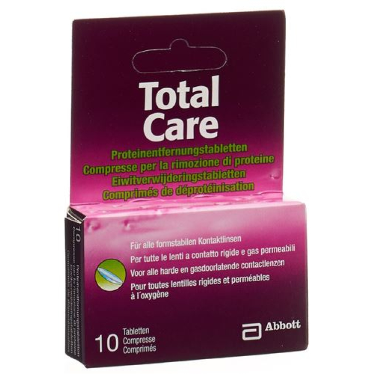 Totalcare Таблетки за отстраняване на протеини 10 бр