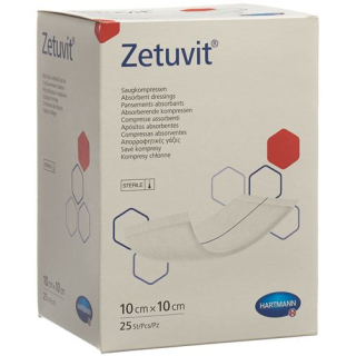 Zetuvit absorption dressing 10x10cm sterile 25 pcs